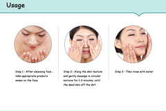 Facial Cleanser Natural Facial Exfoliator  Cream Gel Face Scrub Removal