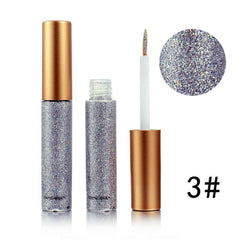 Liquid Eyeliner Makeup Shining Glitter Eyes Cosmetics Waterproof Long Lasting Gold Blue White Color awtargi