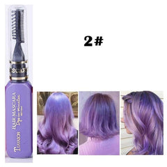 13  Hair Color Mascara Washable One-time Hair Dye Crayons