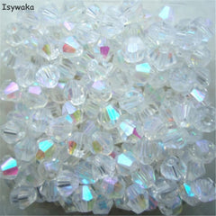 100pcs 4mm Bicone Austria Crystal Beads charm Glass  for DIY Jewelry Making