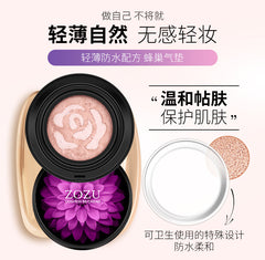 Sunscreen Air Cushion BB Face Base Flawless Pressed Powder Foundation Makeup