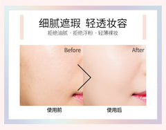Sunscreen Air Cushion BB Face Base Flawless Pressed Powder Foundation Makeup