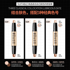Double-ended 2 in 1 Contour Stick Contouring Highlighter Bronzer Concealer Pen