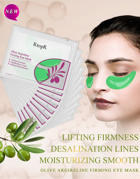 Olive Collagen Eye Mask Face Skin Care Argireline