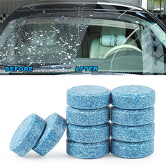 10PCS/Pack(1PCS=4L Water)Car Solid Wiper Fine Seminoma Wiper Auto Window Cleaning Car Windshield Glass Cleaner atwargi