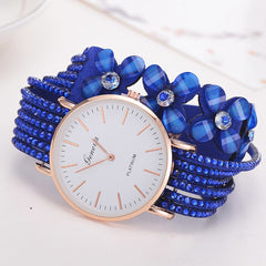 Watches Women Dress Elegant Quartz Bracelet Ladies Watch Crystal Diamond