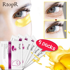 Mango Vitamin C Hydrating Anti-Aging Eye Mask Skin Serum Gold
