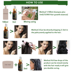 Argan Oil Hair Care Treatment Essence Fast Powerful Hair Growth Liquid Hair