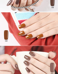 10ml Brown Series Colors Nail Gel Polish Soak Off  Top Coat Nail Art Manicure Gel