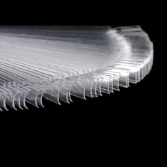 False Nail Tips 1 Set Plastic Fan Shaped Fake Nails Acrylic
